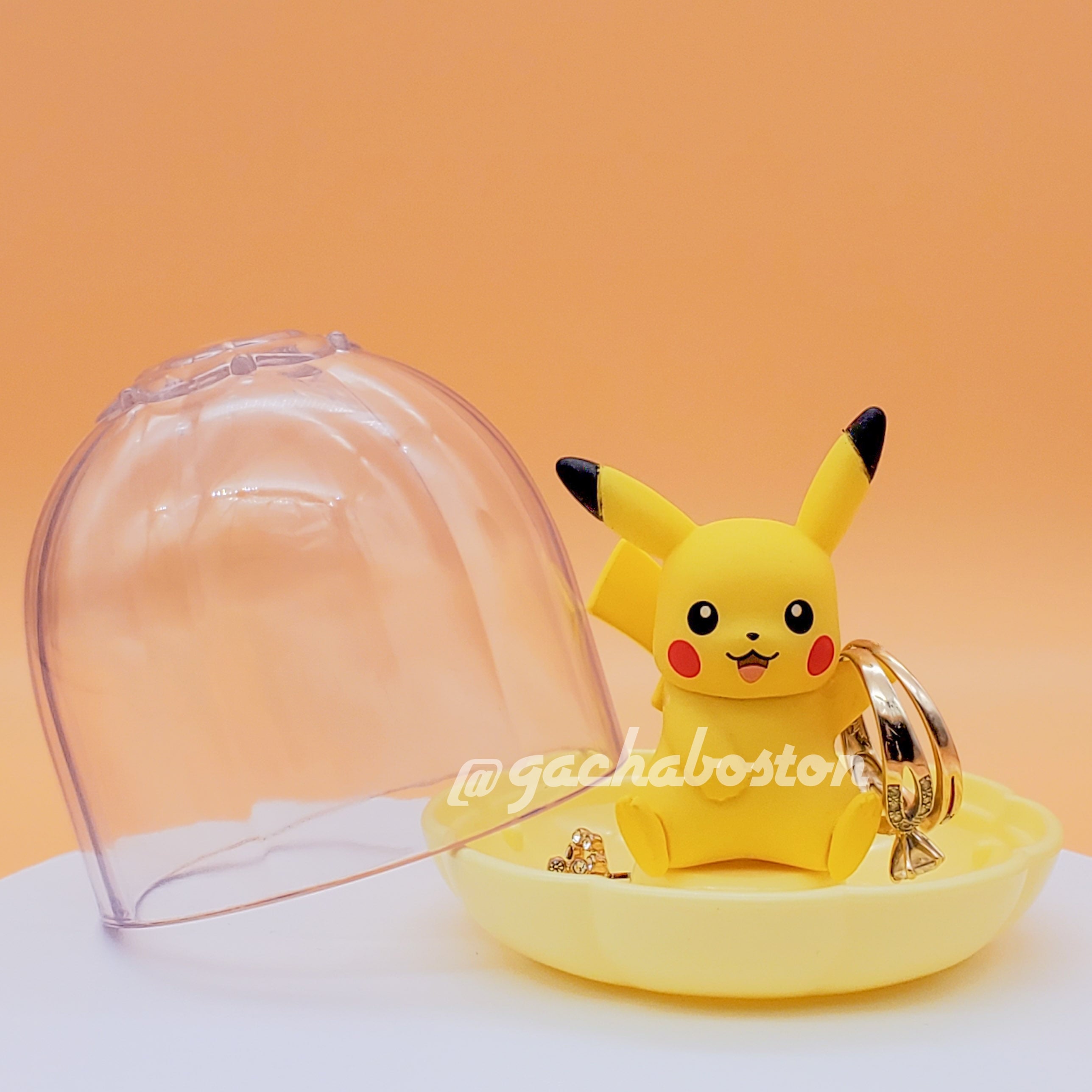Pokemon Gemries Jewelry Accessory Stand Figure Case Gachapon